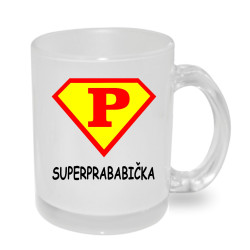 Hrnek super prababička ve znaku supermana