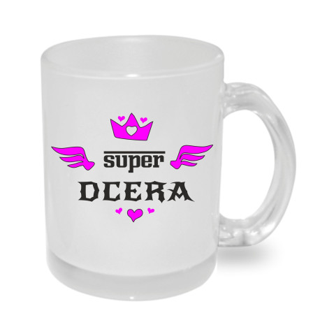 Hrnek pro dceru - super dcera s křídly
