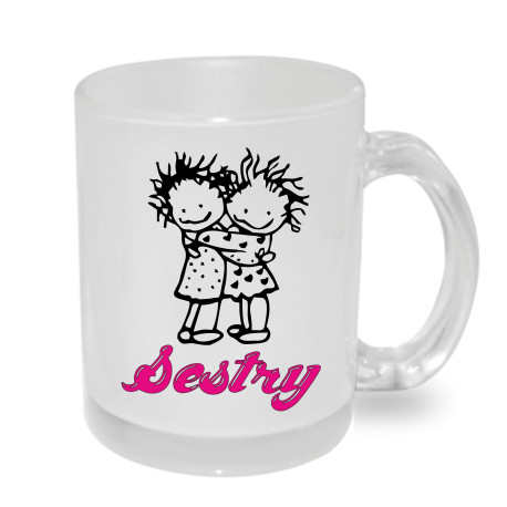 Hrnek pro sestru - Sestry s obrázkem dvou sester