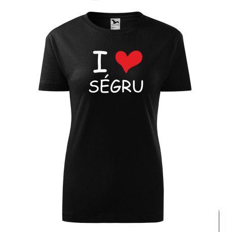 Dámské tričko I love ségru