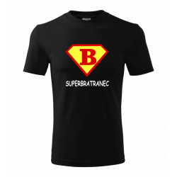 Pánské tričko super bratranec ve znaku supermana.