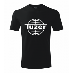 Tričko s potiskem TUZER, parodie na tuzex