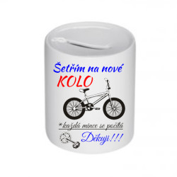 Pokladnička šetřím na nové kolo - každá mince se počítá.