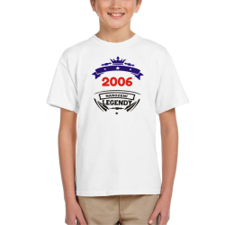 Tričko 2006 narození legendy - dětské narozeninové tričko