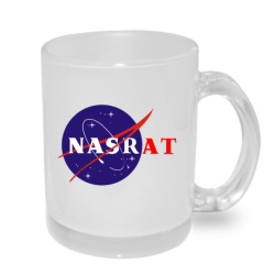 Hrnek s potiskem Nasrat, NASA parodie.