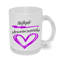 Hrnek - Nejlepší zdravotní sestřička v srdíčku