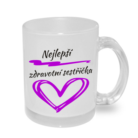 Hrnek - Nejlepší zdravotní sestřička v srdíčku