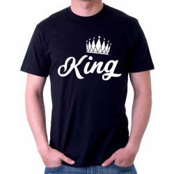 Pánské tričko King s korunkou - Výprodej.