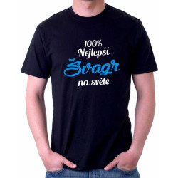 Pánské tričko 100% nejlepší švagr na světě
